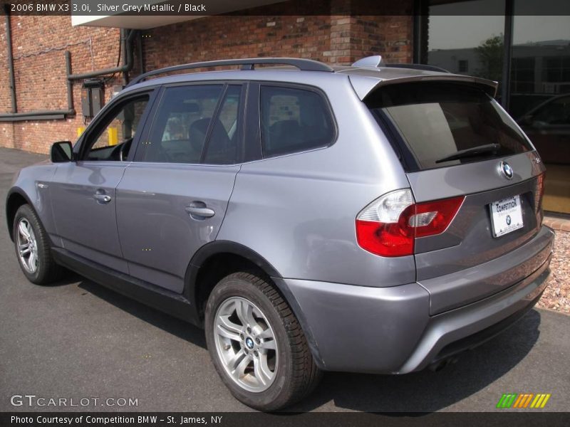 Silver Grey Metallic / Black 2006 BMW X3 3.0i