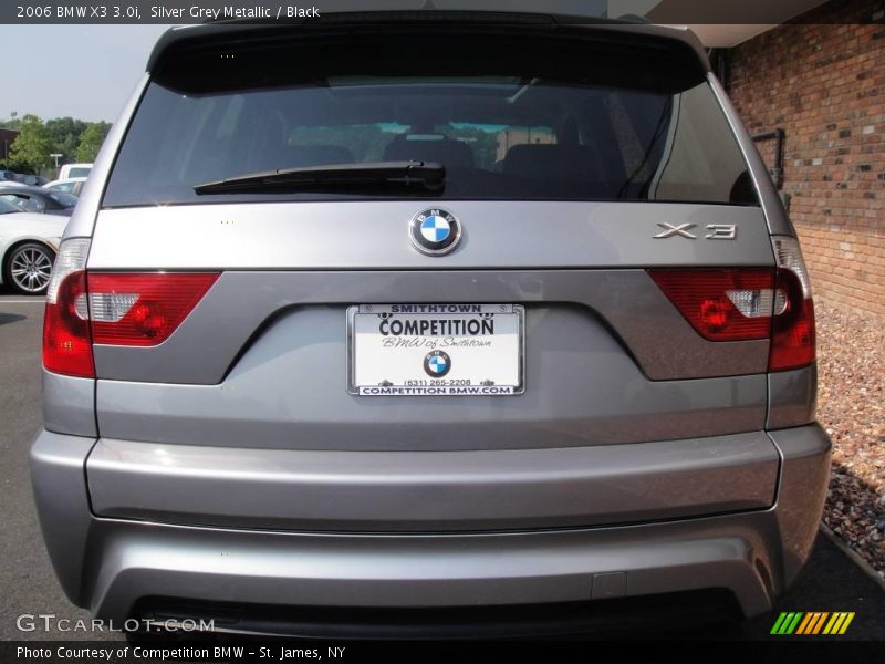 Silver Grey Metallic / Black 2006 BMW X3 3.0i