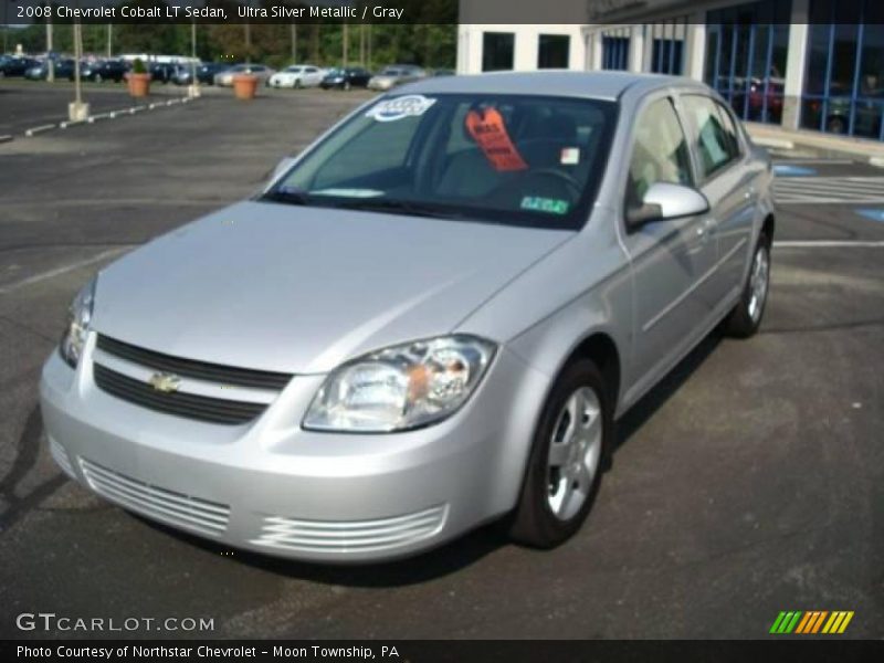 Ultra Silver Metallic / Gray 2008 Chevrolet Cobalt LT Sedan