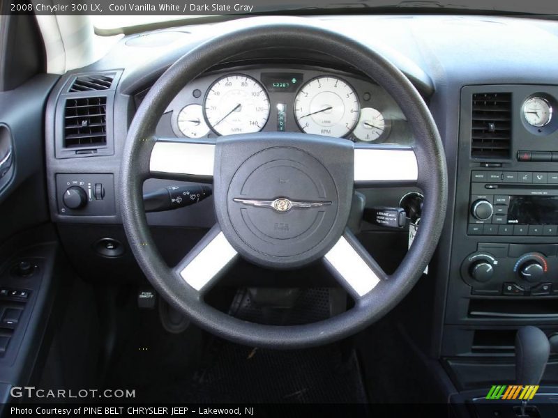 Cool Vanilla White / Dark Slate Gray 2008 Chrysler 300 LX