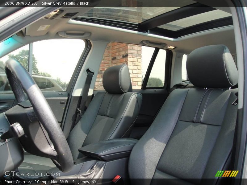 Silver Grey Metallic / Black 2006 BMW X3 3.0i