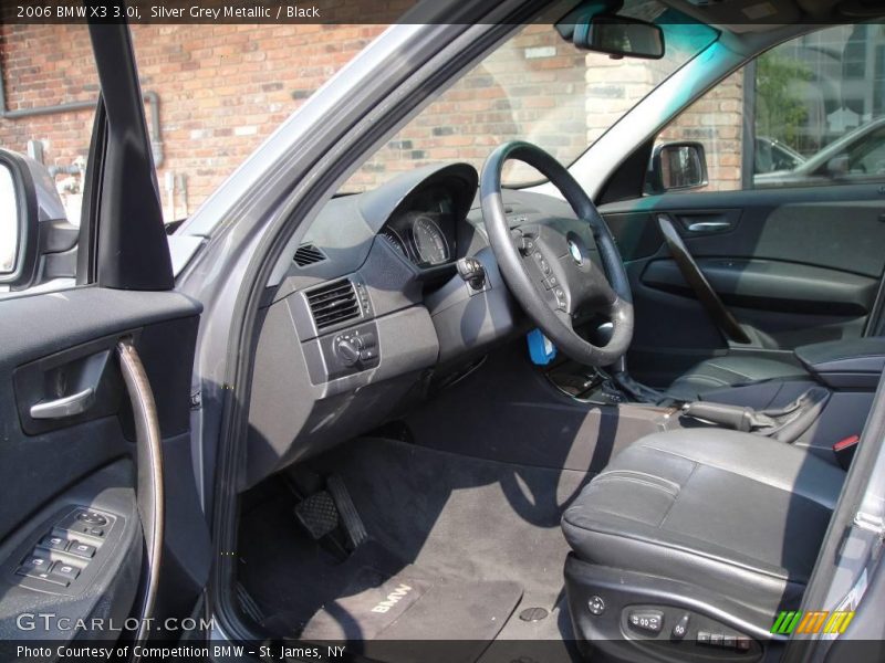 Silver Grey Metallic / Black 2006 BMW X3 3.0i