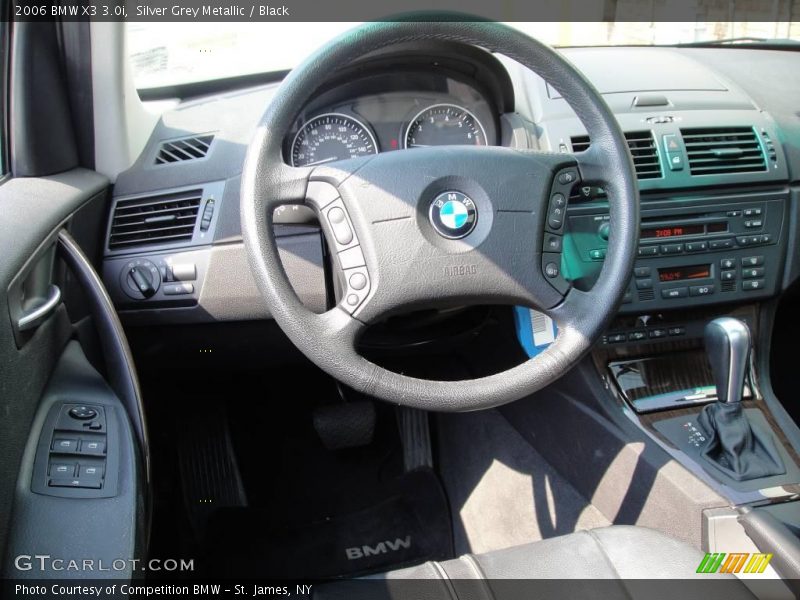 Silver Grey Metallic / Black 2006 BMW X3 3.0i