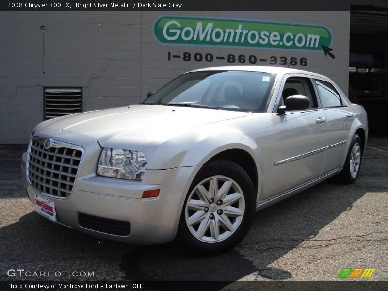 Bright Silver Metallic / Dark Slate Gray 2008 Chrysler 300 LX