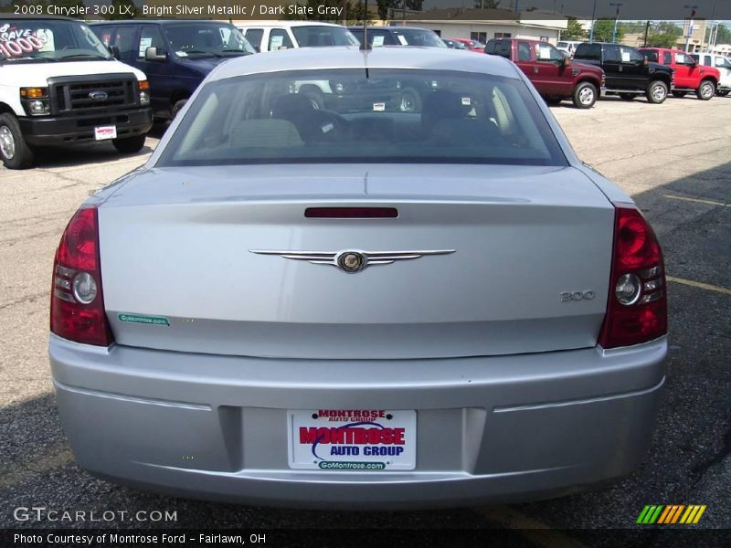 Bright Silver Metallic / Dark Slate Gray 2008 Chrysler 300 LX