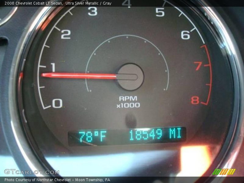 Ultra Silver Metallic / Gray 2008 Chevrolet Cobalt LT Sedan