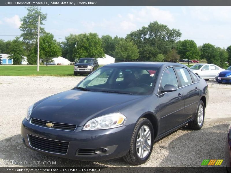 Slate Metallic / Ebony Black 2008 Chevrolet Impala LT