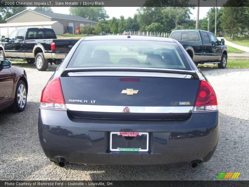 Slate Metallic / Ebony Black 2008 Chevrolet Impala LT