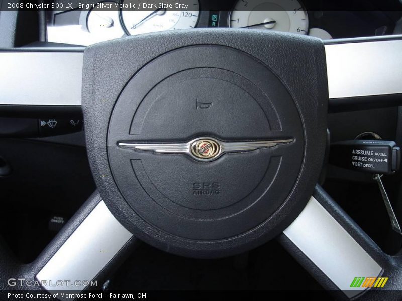 Bright Silver Metallic / Dark Slate Gray 2008 Chrysler 300 LX