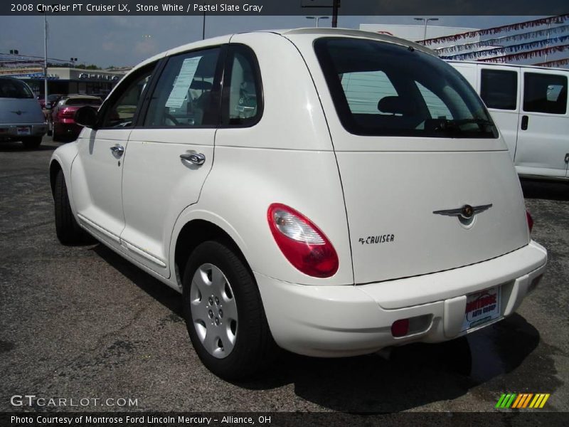 Stone White / Pastel Slate Gray 2008 Chrysler PT Cruiser LX