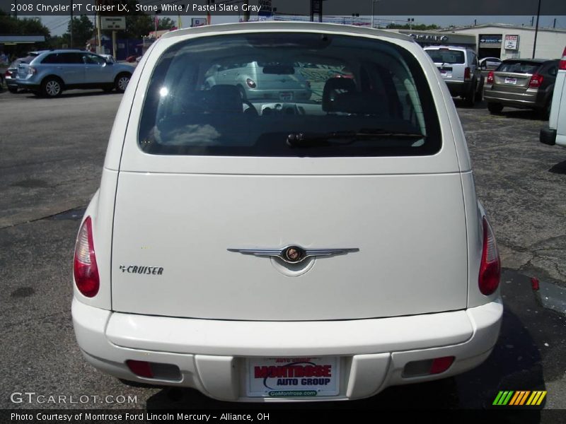 Stone White / Pastel Slate Gray 2008 Chrysler PT Cruiser LX
