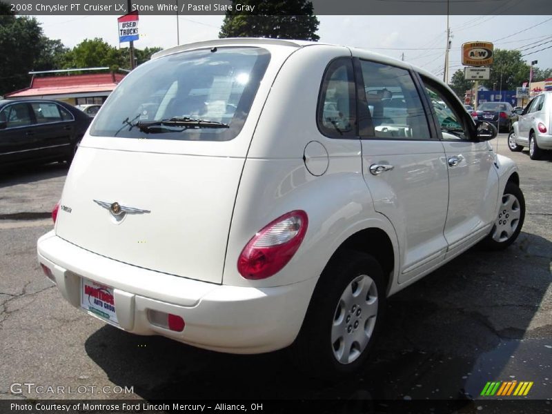 Stone White / Pastel Slate Gray 2008 Chrysler PT Cruiser LX
