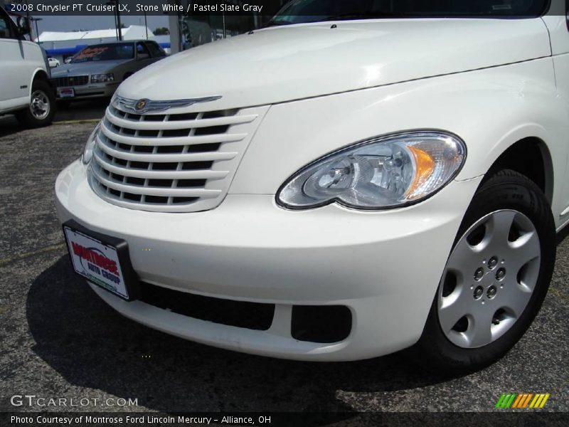 Stone White / Pastel Slate Gray 2008 Chrysler PT Cruiser LX