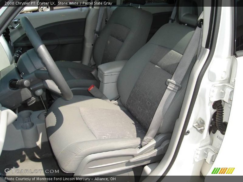 Stone White / Pastel Slate Gray 2008 Chrysler PT Cruiser LX
