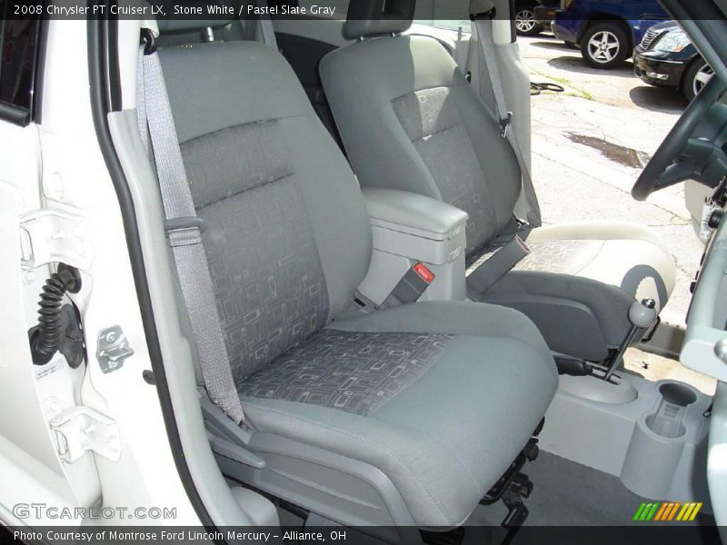 Stone White / Pastel Slate Gray 2008 Chrysler PT Cruiser LX