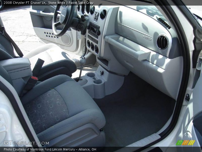 Stone White / Pastel Slate Gray 2008 Chrysler PT Cruiser LX