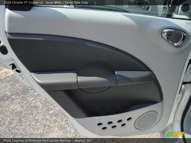 Stone White / Pastel Slate Gray 2008 Chrysler PT Cruiser LX