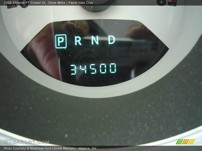 Stone White / Pastel Slate Gray 2008 Chrysler PT Cruiser LX