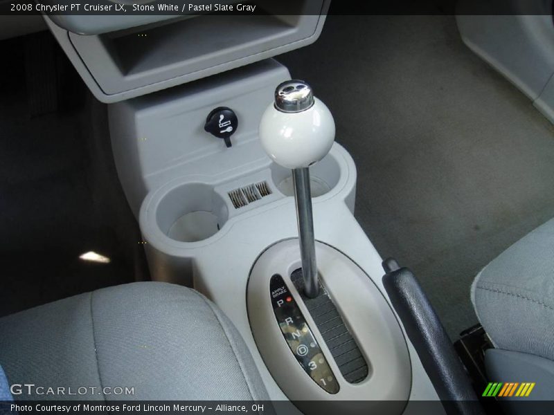 Stone White / Pastel Slate Gray 2008 Chrysler PT Cruiser LX