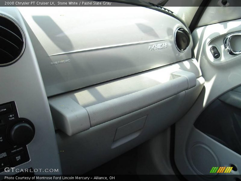 Stone White / Pastel Slate Gray 2008 Chrysler PT Cruiser LX