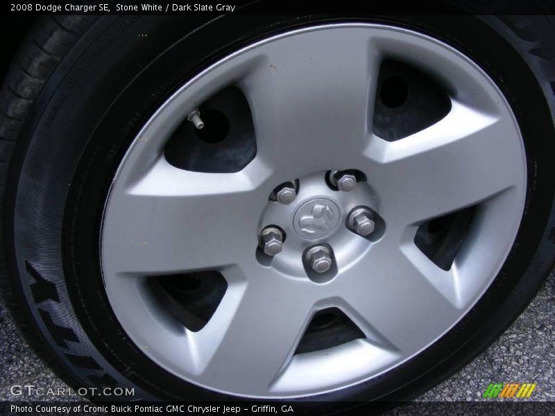 Stone White / Dark Slate Gray 2008 Dodge Charger SE