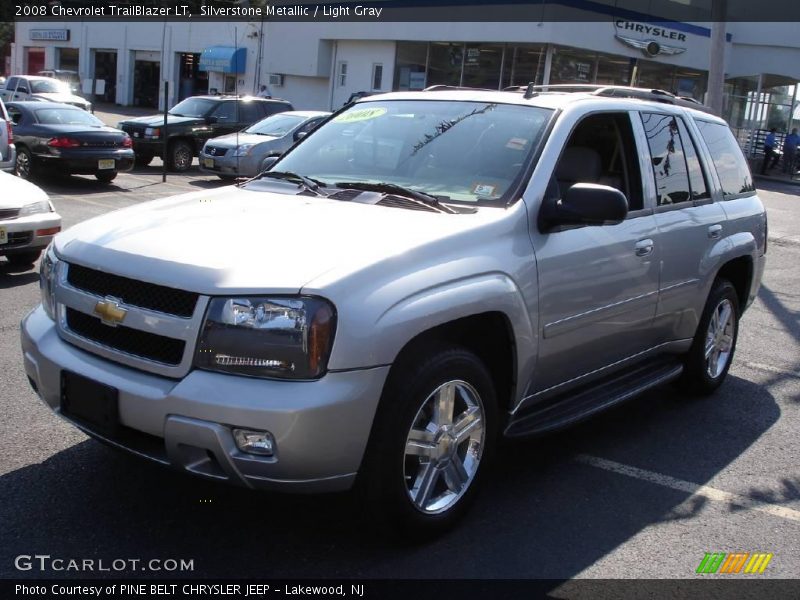 Silverstone Metallic / Light Gray 2008 Chevrolet TrailBlazer LT