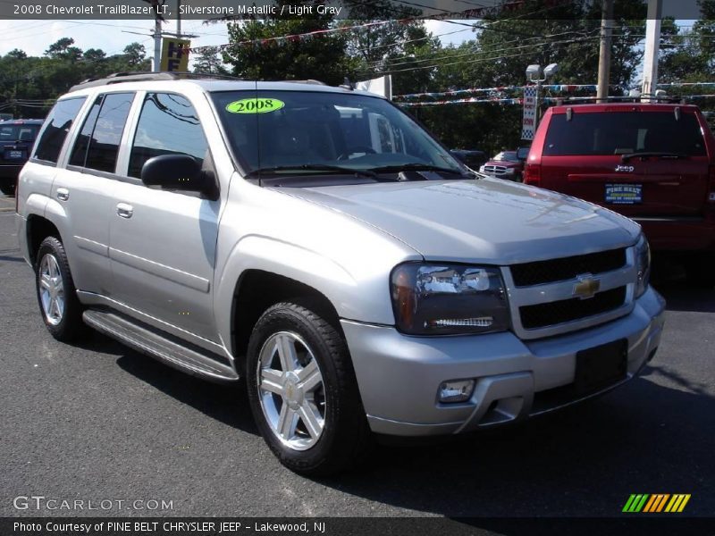 Silverstone Metallic / Light Gray 2008 Chevrolet TrailBlazer LT