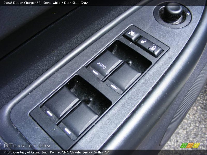 Stone White / Dark Slate Gray 2008 Dodge Charger SE