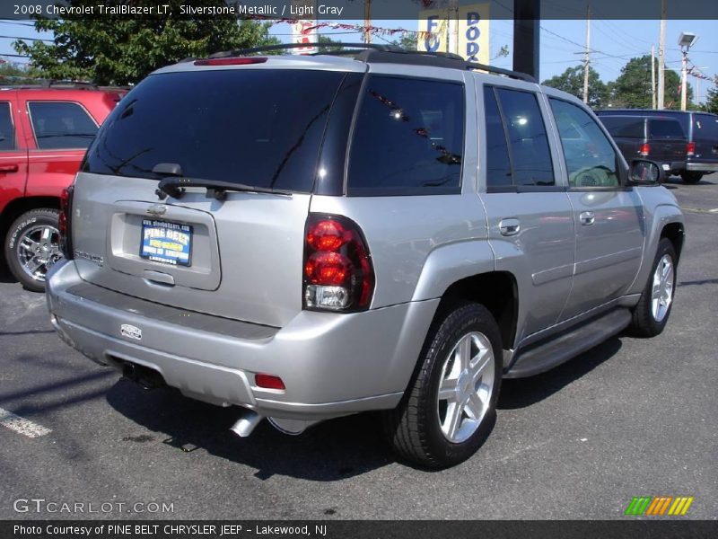 Silverstone Metallic / Light Gray 2008 Chevrolet TrailBlazer LT