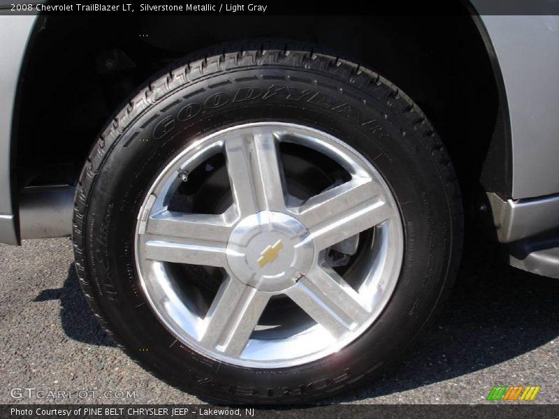 Silverstone Metallic / Light Gray 2008 Chevrolet TrailBlazer LT