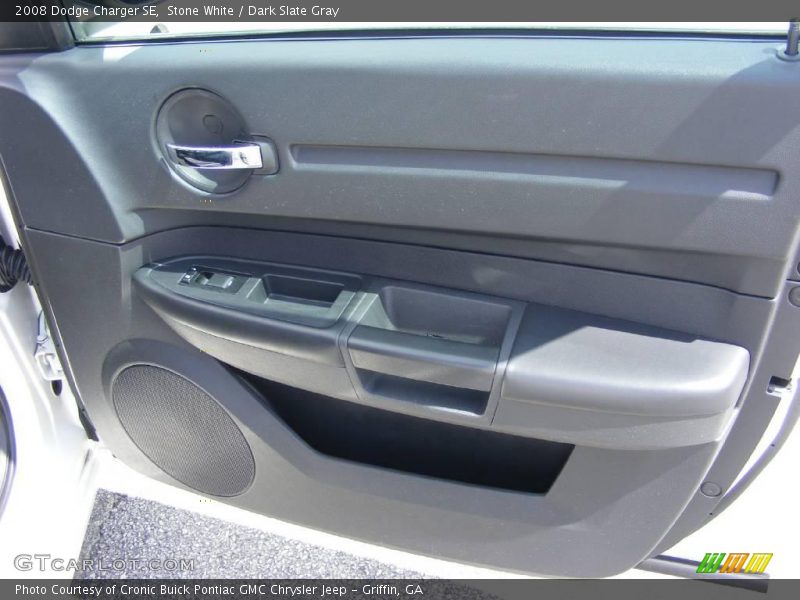 Stone White / Dark Slate Gray 2008 Dodge Charger SE