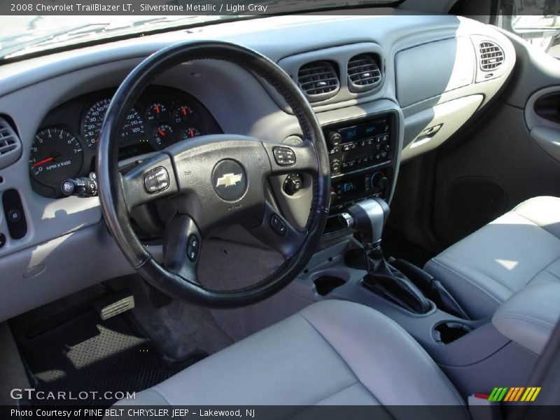 Silverstone Metallic / Light Gray 2008 Chevrolet TrailBlazer LT