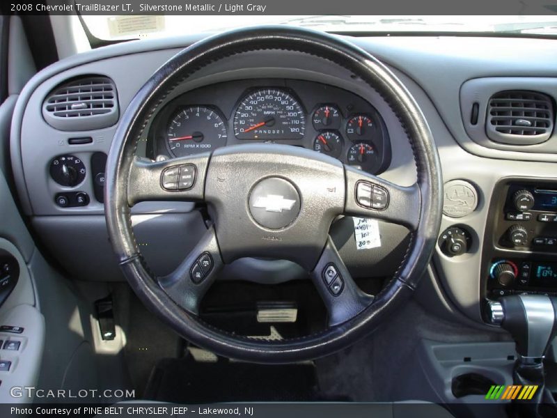 Silverstone Metallic / Light Gray 2008 Chevrolet TrailBlazer LT