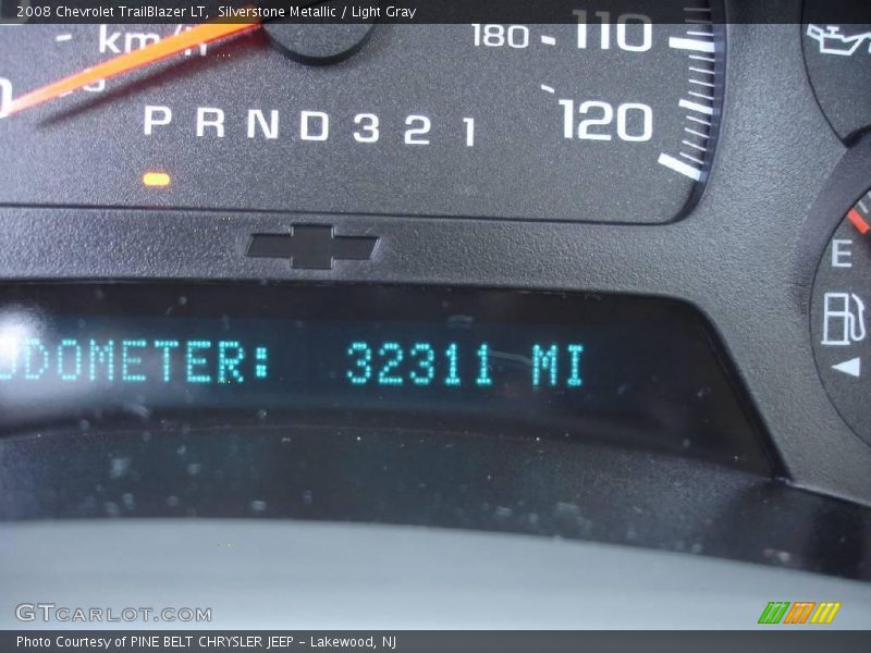 Silverstone Metallic / Light Gray 2008 Chevrolet TrailBlazer LT
