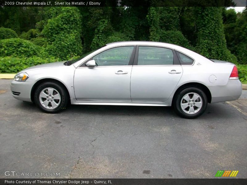 Silver Ice Metallic / Ebony 2009 Chevrolet Impala LT