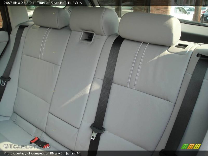 Titanium Silver Metallic / Grey 2007 BMW X3 3.0si