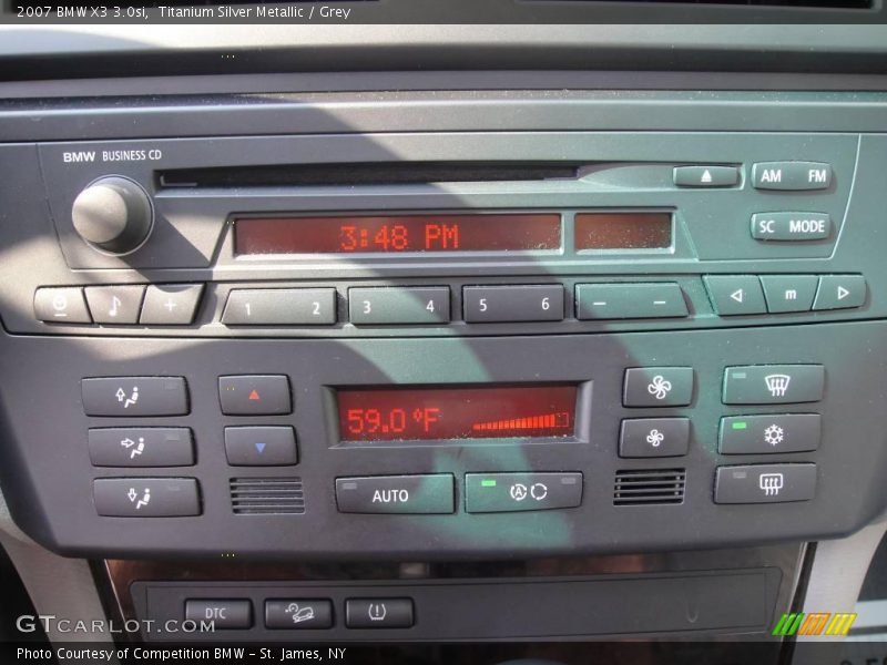 Titanium Silver Metallic / Grey 2007 BMW X3 3.0si