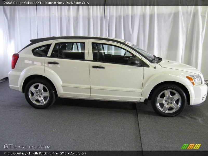 Stone White / Dark Slate Gray 2008 Dodge Caliber SXT