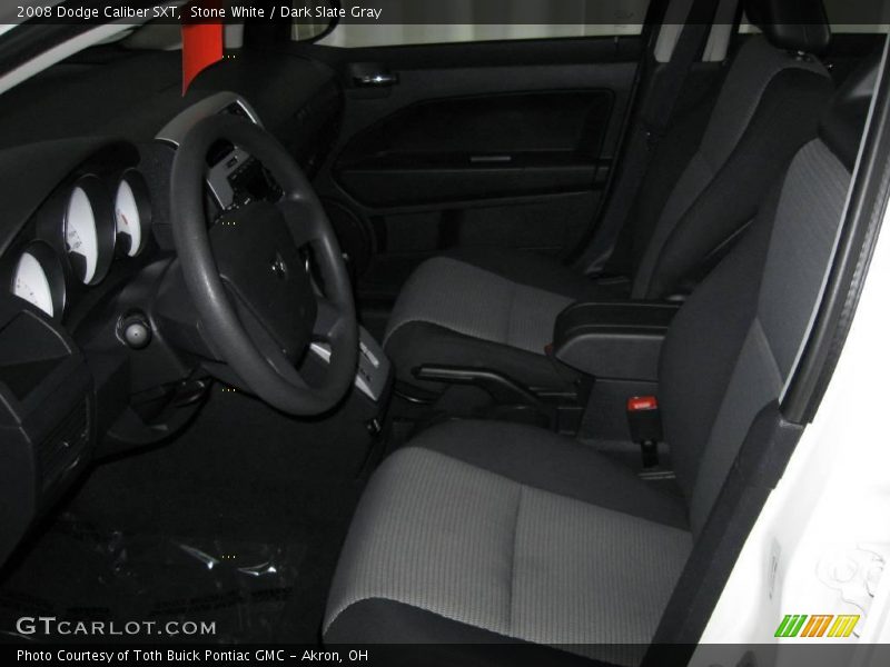 Stone White / Dark Slate Gray 2008 Dodge Caliber SXT