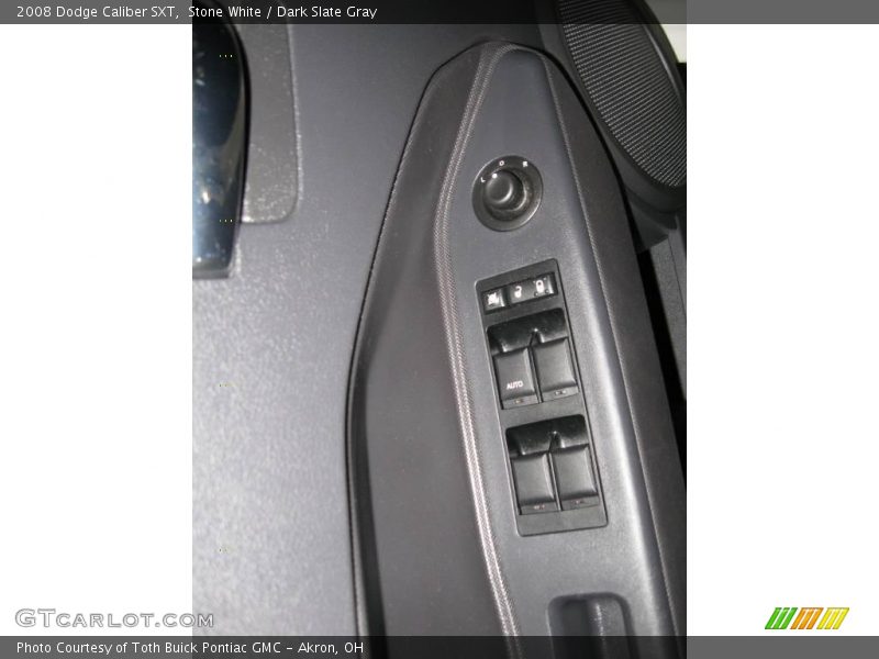Stone White / Dark Slate Gray 2008 Dodge Caliber SXT