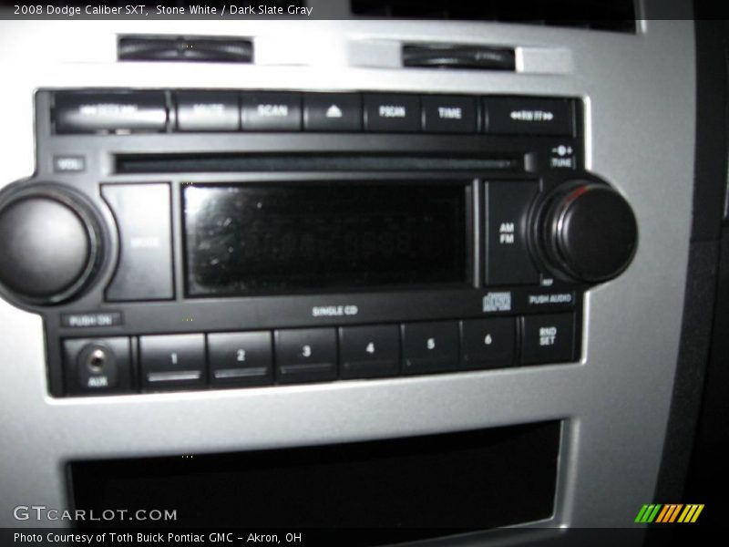 Stone White / Dark Slate Gray 2008 Dodge Caliber SXT