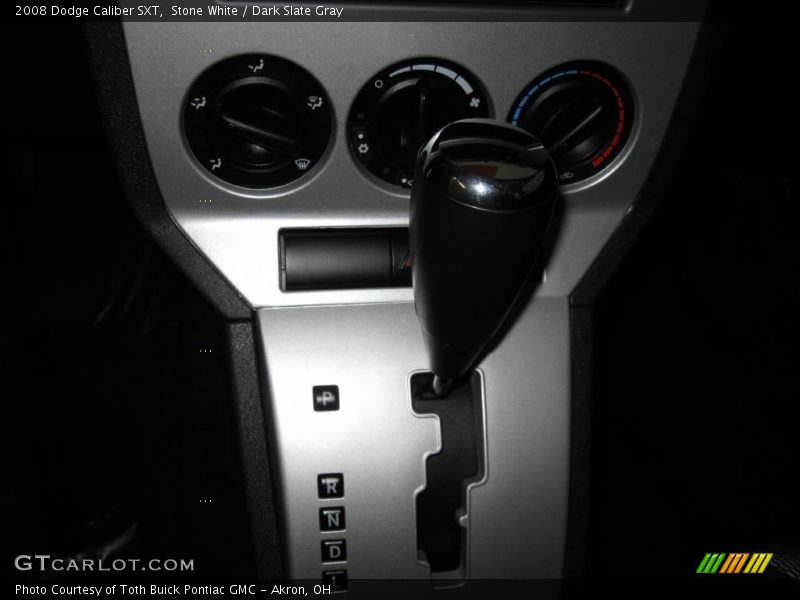 Stone White / Dark Slate Gray 2008 Dodge Caliber SXT
