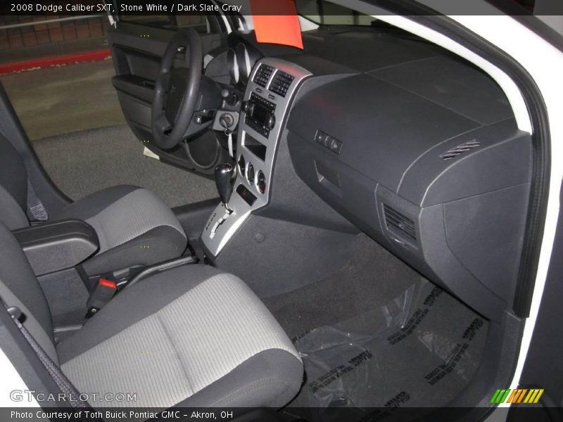 Stone White / Dark Slate Gray 2008 Dodge Caliber SXT