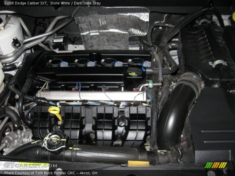 Stone White / Dark Slate Gray 2008 Dodge Caliber SXT