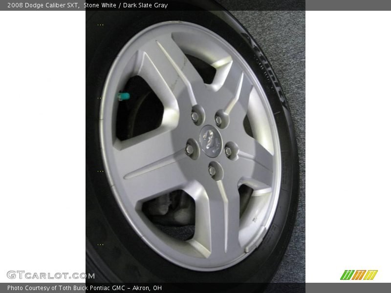Stone White / Dark Slate Gray 2008 Dodge Caliber SXT