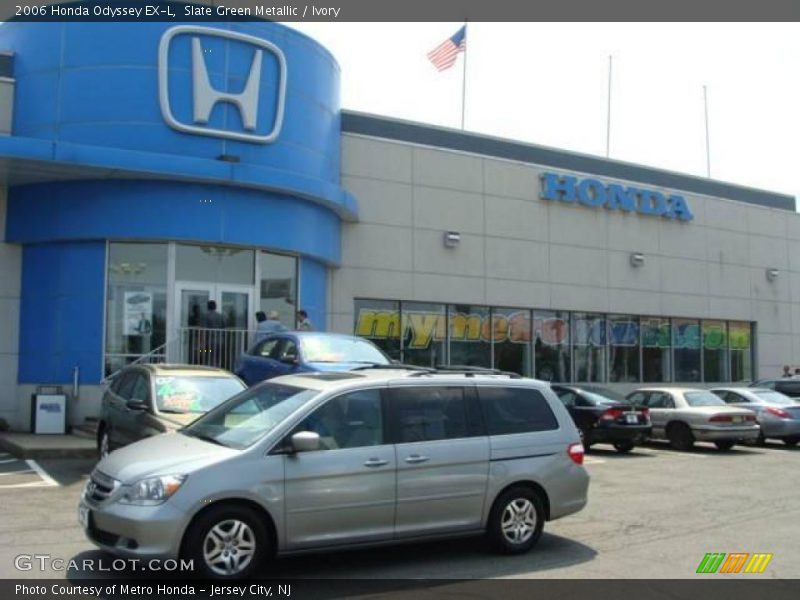 Slate Green Metallic / Ivory 2006 Honda Odyssey EX-L