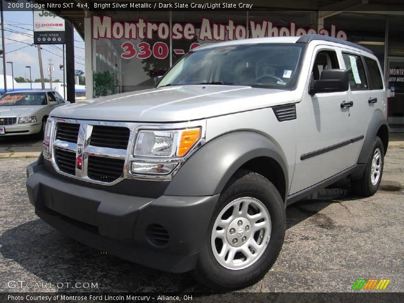 Bright Silver Metallic / Dark Slate Gray/Light Slate Gray 2008 Dodge Nitro SXT 4x4
