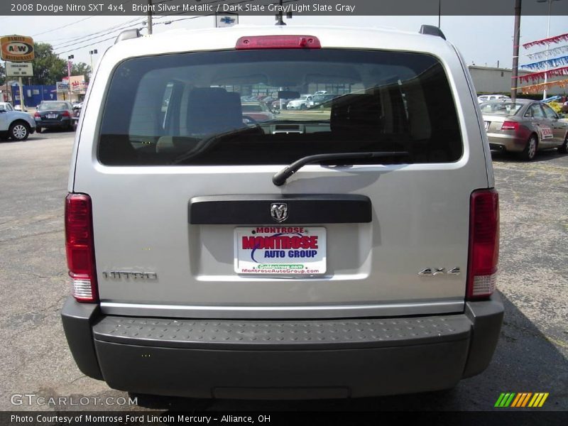 Bright Silver Metallic / Dark Slate Gray/Light Slate Gray 2008 Dodge Nitro SXT 4x4