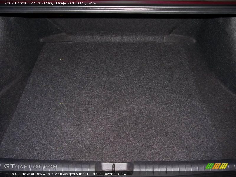 Tango Red Pearl / Ivory 2007 Honda Civic LX Sedan