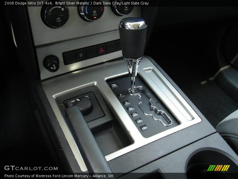 Bright Silver Metallic / Dark Slate Gray/Light Slate Gray 2008 Dodge Nitro SXT 4x4